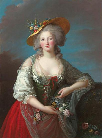 Elisabeth LouiseVigee Lebrun Princess Elisabeth of France oil painting picture